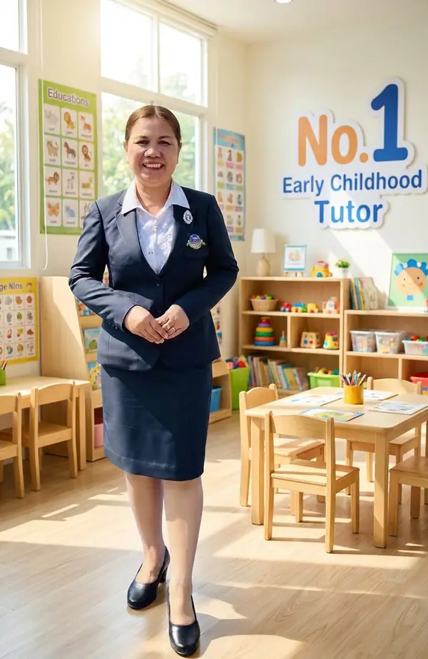 ครูอ้อย มัลลิกา ปัญญาวชิรพงษ์ ครูผู้สอนบ้านครูอ้อย